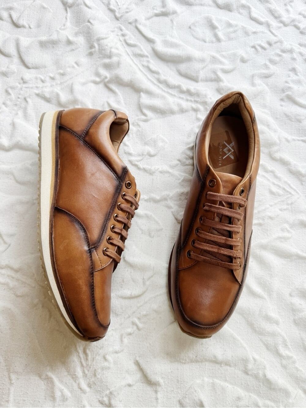 Anthony Beer Barack Leather Casual Fashion Sneaker Size 11.5